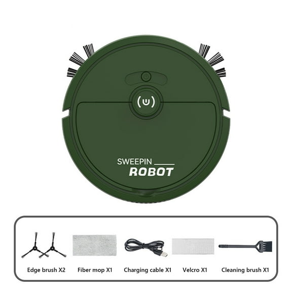 Byujiro Robot Vacuum Cleaner USB Charging 3-in-1 Sweep/Mop/Suction Vacuum Cleaner Household Gifts Small Appliances