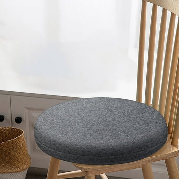 Byujiro Round Knitted FoamSeat Cushion- Spring/Summer Inspired- Classic Vintage Style Pattern- Office Cushion