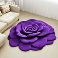 thumbnail image 1 of Byujiro Rugs for Living Room 3 D Flower Mat Soft Carpet Non-Slip Area Carpet Dining Room Home Bedroom Carpet Floor, 1 of 6