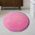 thumbnail image 1 of Byujiro Rugs for Living Room Round Solid Velvet Foam Carpets Area Rug Bedroom Doormat Floor Mat Mats, 1 of 4