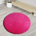 thumbnail image 1 of Byujiro Rugs for Living Room Round Solid Velvet Foam Carpets Area Rug Bedroom Doormat Floor Mat Mats, 1 of 4