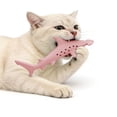 thumbnail image 1 of Byujiro Silicone Shark Cat Teething Toy with Catnip Interactive Dental Chew Toy Textured Design for Kittens & Cats to Clean Teeth, Relieve Stress & Boredom, 1 of 7