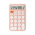 thumbnail image 1 of Byujiro Slim 12-Digit Basic Desktop Calculator Compact Design with Clear LCD Display, Easy-Press Round Buttons for Students, Office, Home & School Supplies, 1 of 2