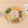 thumbnail image 1 of Byujiro Snack Serving Tray Fruit Serving Platter for Party Gathering Home Living Room Coffee Table Desktop Fruit Cheese Dessert Display Board, 1 of 8