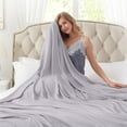 thumbnail image 1 of Byujiro Summer Cooler Blanket Bed Blanket Thermal Blanket Bed Breathable Soft Comfortable Blankets for Sleeping Washable Blanket for All Season, 1 of 7