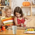 thumbnail image 1 of Byujiro Thanksgiving Decorations Pumpkin Paper Saucer Paper Cup Halloween Disposable Hot Tableware Pumpkin Decor, 1 of 7