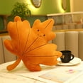 thumbnail image 1 of Byujiro Thanksgiving Decorations Simulated Maple Leaf Pillow Toy Home Sofa Pillow Cushion Ginkgo Leaf Doll Cloth Doll, 1 of 5