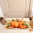 thumbnail image 1 of Byujiro Thanksgiving Truck Pumpkin Doorway Floor Mat Entrance Dirt Foot Mat Pumpkin Decor Fall Decor, 1 of 3