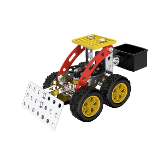 Byujiro Toys Clearance!73 Pcs Metal Building Toys Sets Projects Engineering Excavator Model Metal Building Kit for Back to School Parent-Child Interaction Construction Sets for Kids Age 8-12 （Yellow）