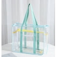 thumbnail image 1 of Byujiro Transparent PVC Beach & Swim Tote Bag Waterproof Quick-Dry Carryall Lightweight Organizer for Pool, Gym & Vacation, 1 of 2