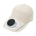 thumbnail image 1 of Byujiro USB & Solar Powered Fan Baseball Cap Dual Power Supply Breathable Mesh Sun Hat with Cooling Fan Outdoor Sun Protection Cap for Sports, Hiking, Beach & Gardening Use, 1 of 6