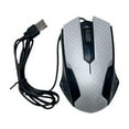 thumbnail image 1 of Byujiro USB Wired Optical Computer Mouse, Plug & Play Office Gaming Mice, Textured Anti-Slip Ergonomic Grip, High Precision Optical Sensor, USB Connection Compatible with Desktop, Laptop, 1 of 6