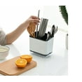 thumbnail image 1 of Byujiro Utensil Holder Organizer, Countertop Cutlery Storage Container for Forks Spoons Knives, Kitchen Counter Drawer Declutter, 1 of 5