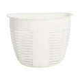 thumbnail image 1 of Byujiro Wall Mount Plastic Storage Basket 2 Pack, Punch-Free Ventilated Hanging Organizer Bin with Open Slotted Design, Lightweight No-Drill Caddy for Bedroom Bedside Small Gadgets, Kitchen Spices, 1 of 6