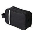 thumbnail image 1 of Byujiro Water-Resistant Striped Travel Toiletry Bag Portable Multi-Purpose Cosmetic Organizer Large-Capacity Makeup & Grooming Pouch with Handle, 1 of 5