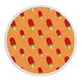 thumbnail image 1 of Byujiro Watermelon Print Round Microfiber Beach Towel 60" Oversized Circular Quick Dry Highly Absorbent Soft Lightweight Sand Free Towel Versatile as Beach Blanket, Shawl & Yoga Mat, 1 of 8