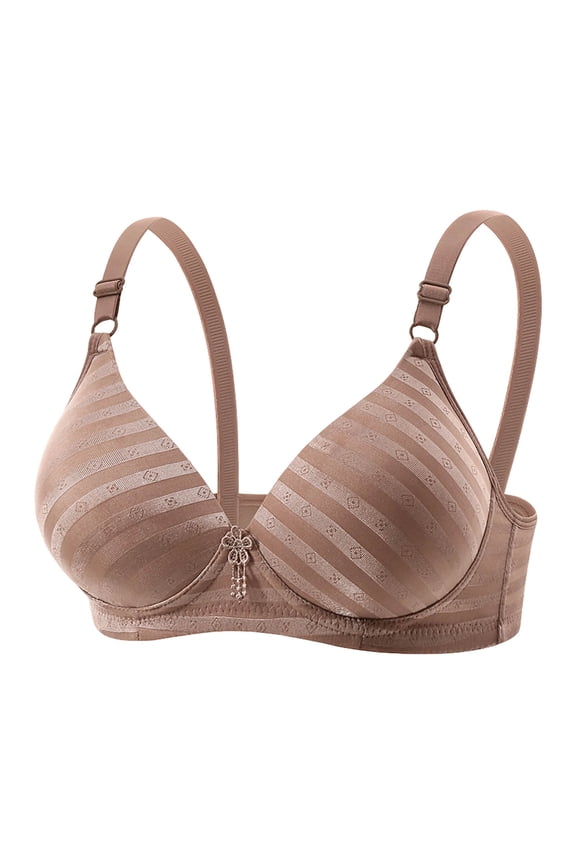 Bra for Women's Push Up Soft Cup Non Padded Sexy Bras Wirefree Brassiere