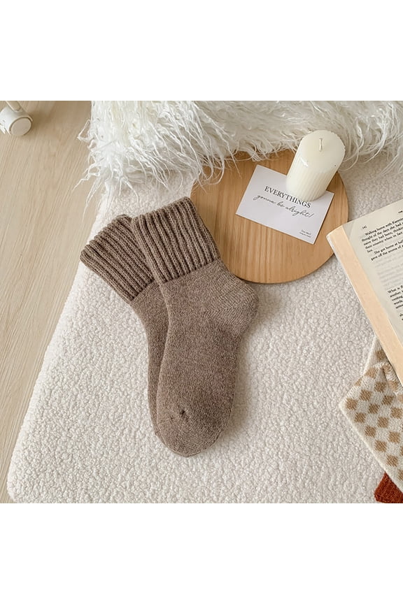 Cozy Warm Wool Socks for Women Cute Boot Crew Long Thick Socks Christmas Gifts