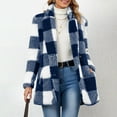 thumbnail image 1 of Byworldtasic Flannel Shirts for Women Plaid Jackets Long Sleeve Shackets Womens Warm Blouses Button Down Coats, 1 of 9