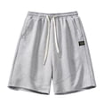 thumbnail image 1 of Byworldtasic Men's Sweat Shorts Baggy Sweatpants Lounge Sweat Loose Shorts Workout with Pockets, 1 of 5