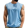 thumbnail image 1 of Byworldtasic Mens Sleeveless Tank Tops Workout Cut Off Shirt Athletic Muscle Gym T Shirts, 1 of 6
