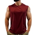 thumbnail image 1 of Byworldtasic Mens Sleeveless Tank Tops Workout Cut Off Shirt Athletic Muscle Gym T Shirts, 1 of 4
