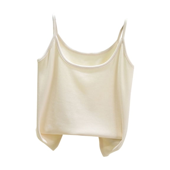 Byworldtasic No Boundaries Camisole Tops for Women Sleeveless Spaghetti Strap Tank Tops Y2K Basic Shirts