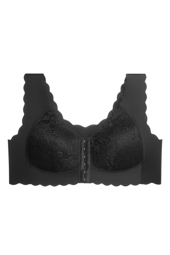 Plus Size Seamless Wireless Push Up Bra No Underwire Full Coverage Bras