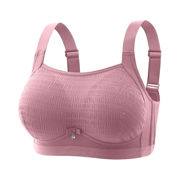 Byworldtasic No Boundaries Seamless Wireless Push Up Bras for Women Plus Size Support and Lift No Underwire Full Coverage Everyday Bra