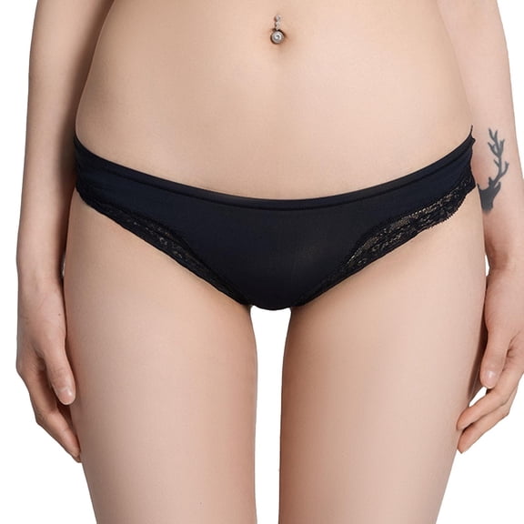 Byworldtasic No Boundaries Women’s Lace Underwear Hipster Panties Microfiber Soft Breathable Stretch Sexy Bikini Briefs