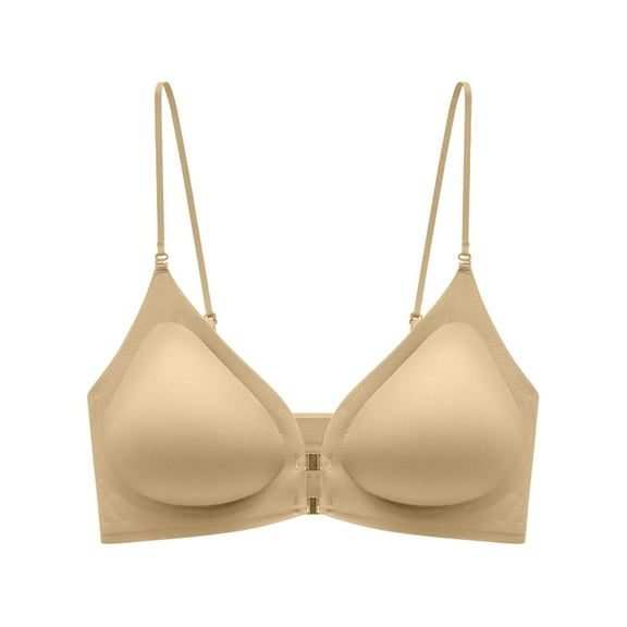 Byworldtasic No Boundaries Womens Racerback Bras with Front Closure Wireless No Underwire Seamless Supportive Bralettes