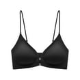 thumbnail image 1 of Byworldtasic No Boundarie Womens Racerback Bras with Front Closure Wireless No Underwire Seamless Supportive Bralettes, 1 of 4