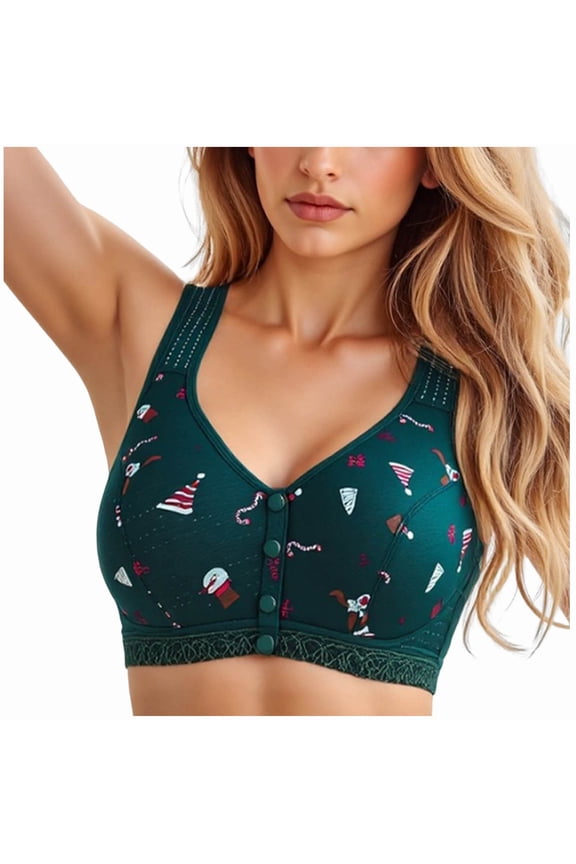 Womens Seamless Supportive Bralette Full Coverage Bra Print Sexy Comfortable Everyday Bras