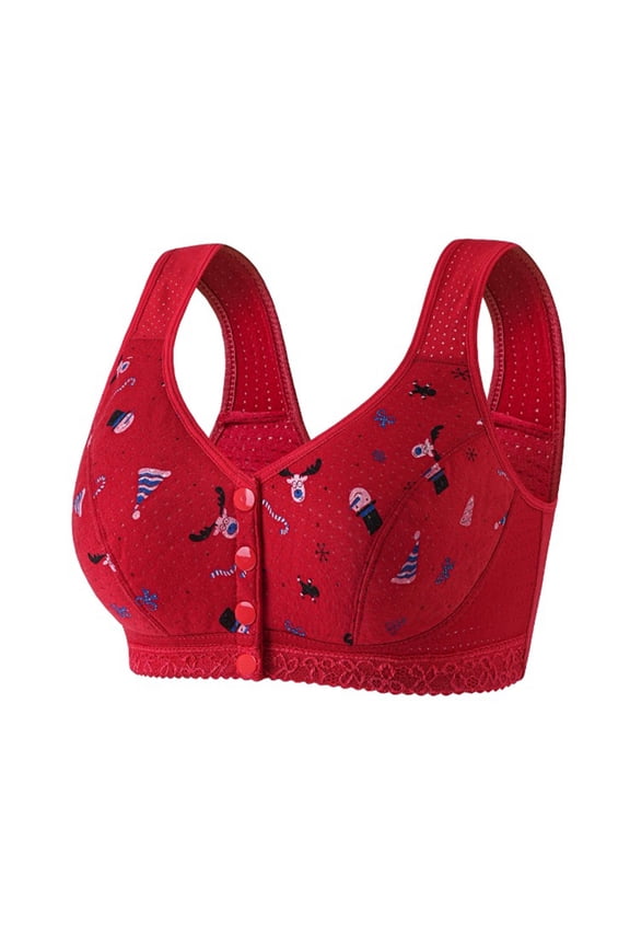 Womens Seamless Supportive Bralette Full Coverage Bra Print Sexy Comfortable Everyday Bras