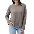 thumbnail image 1 of Byworldtasic Oversized Sweaters for Women Casual Long Sleeve Knit Pullover Tops Crewneck Trendy Slouchy Tunic Sweaters, 1 of 7
