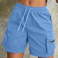 thumbnail image 1 of Byworldtasic Women's Hiking Cargo Shorts Quick Dry Lightweight Summer Shorts for Women Athletic Golf Pockets, 1 of 6