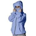 thumbnail image 1 of Byworldtasic Women's Oversized Sweatshirt Women's Hoodie Zip Up Jacket Double Hooded Sweatshirt With Mask Fall Wind Coat, 1 of 9