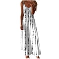 thumbnail image 1 of Byworldtasic Women's Plus Size Print Dresses V-Neck Summer Dresses Midi Long Loose Sundresses, 1 of 5
