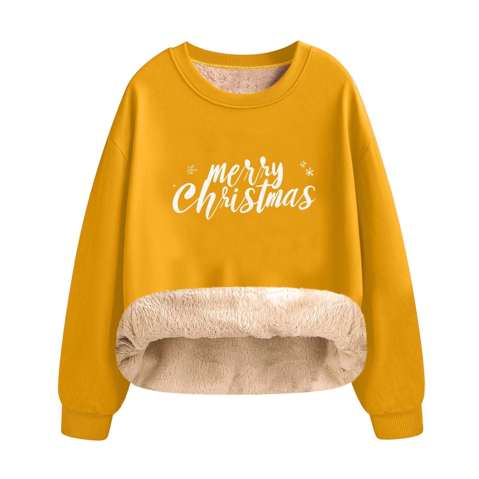 Byworldtasic Women's Print Warm And Velvet Long-sleeve Top Headless ...