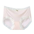 thumbnail image 1 of Byworldtasic Womens Breathable Underwear Womens High Waist Cotton Underwear Soft Underwear Super Stretchy Briefs Full Coverage Seamless Panties, 1 of 2