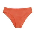 thumbnail image 1 of Byworldtasic Womens Breathable UnderwearWomen's Plus Sizes Hipster Panties Soft Stretch Triangle Panties Orange, 1 of 2