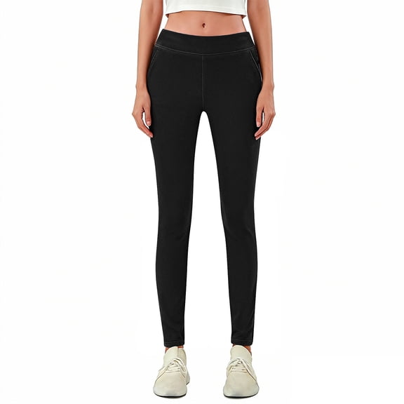 Byworldtasic Womens Leggings Pants with Pockets for Women High Waisted Yoga Pants Workout Gym Pant