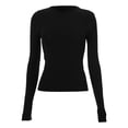 thumbnail image 1 of Byworldtasic Womens Long Sleeve TopsSuper Thermal Long Sleeve Women Running, Ski Base Layer - Compression Shirts Woman, Workout Tops for Women, 1 of 2