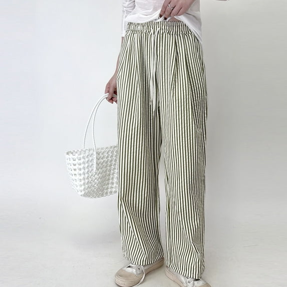 Byworldtasic Womens Loose Fit Sweatpants Womens Pants Elastic Waist Floral Lightweight Pants for Women Casual Lounge Wide Leg Pants Woman