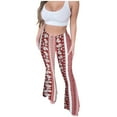 thumbnail image 1 of Byworldtasic Womens Pants Women's Flare Yoga Leggings High Waisted Palazzo Wide Leg Pants Prints Bell Bottoms, 1 of 5