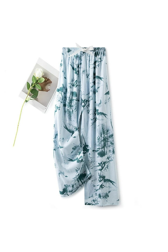 Womens Pants Women's Harem Pants Thai Pants for Beach & Lounge High Waisted Flowy Boho Pants Genie Pants Yoga Pants