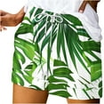 thumbnail image 1 of Byworldtasic Womens Shorts Women's Fashion Floral Printed Shorts Elastic High Waist Wide Leg Shorts, 1 of 5