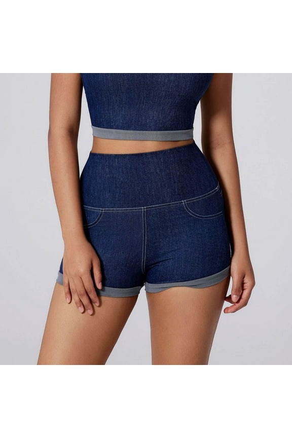 Womens Shorts Women's Short Jeggings - Sexy Jeans Shorts for Women, High Waisted Women's Jeggings Booty Shorts for Women