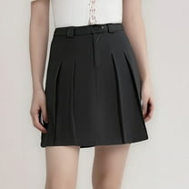 Byworldtasic Womens Skirts Womens Girls Pleated Tennis Skirts High Waisted A-line Skirt School Uniform Athletic Golf Skorts with Shorts