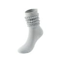 thumbnail image 1 of Byworldtasic Womens Socks Womens Slouch Scrunch Sock Knee High Slouchy Socks for Women Solid Color Warm Socks, 1 of 9